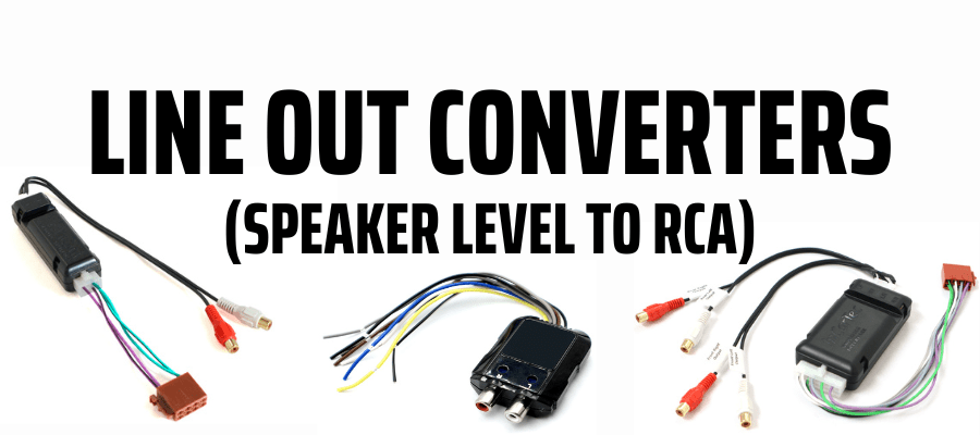 LOC (Line output converters) speaker level to Phono (RCA) 