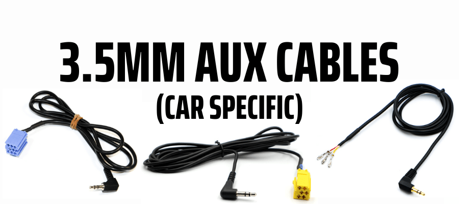 3.5mm AUX In cables Car Specific