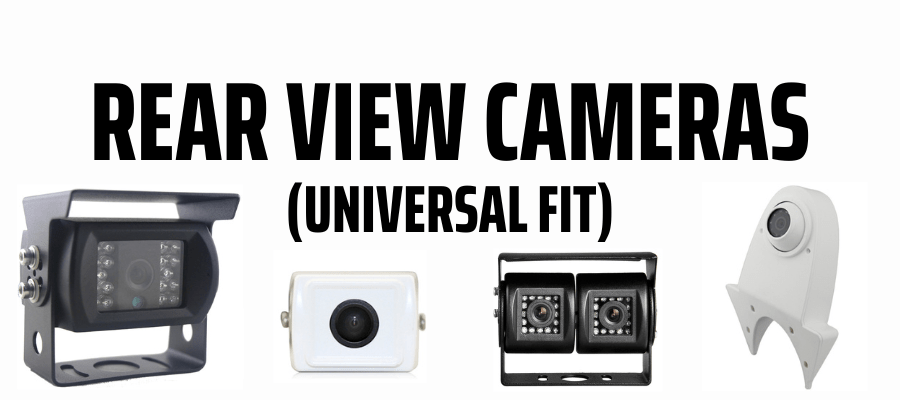 4 PIN commercial rear view cameras Universal Fit