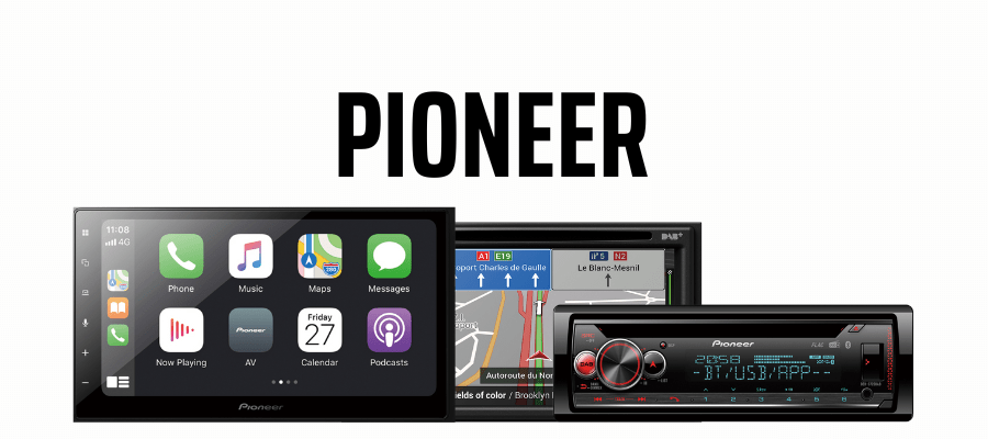 Pioneer aftermarket stereo head units