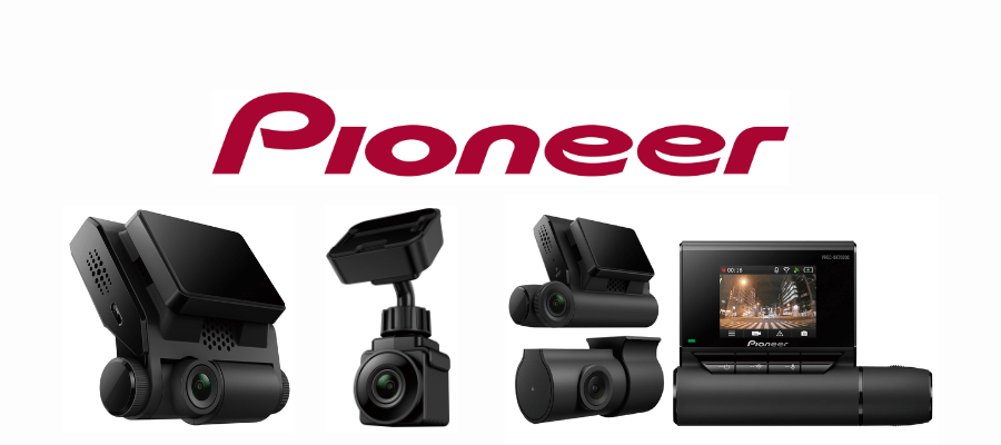 Pioneer front rear in car Dash Cameras