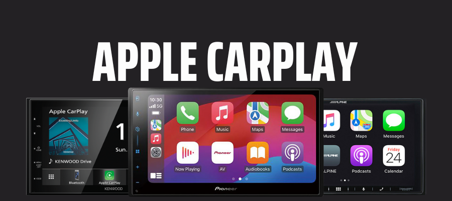 Apple Carplay car stereos Single DIN Double DIN