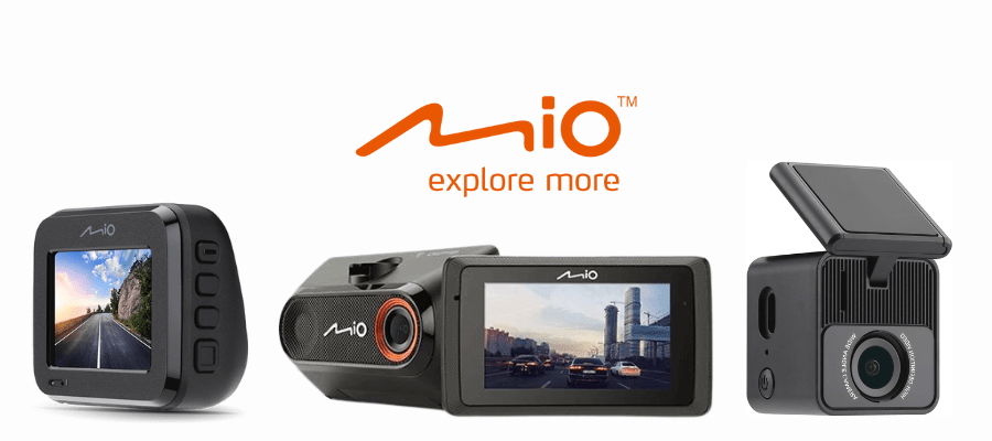 Mio MiVue™ front and rear Dash Cameras