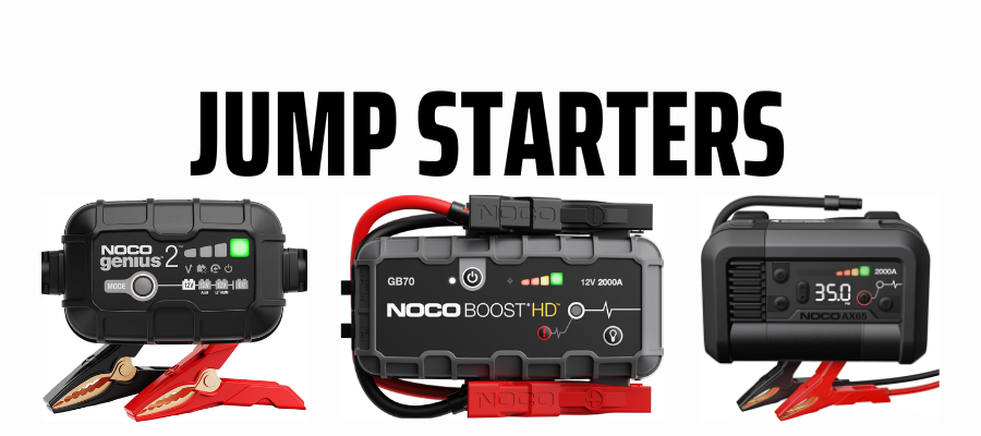 Portable car jump starters and power packs for reliable engine starting