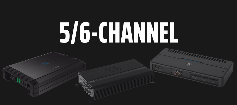 5-channel car audio amplifier for full system upgrades
