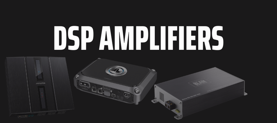 DSP amplifier with built-in digital sound processing