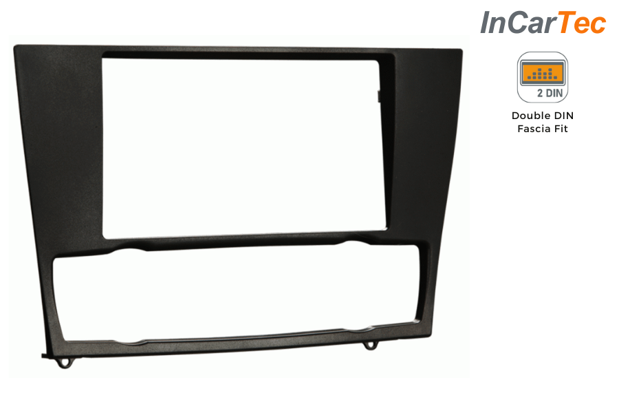 BMW 3-Series E90 (2005-2013) E91/E92/E93 Double DIN car stereo fascia (MATT BLACK)