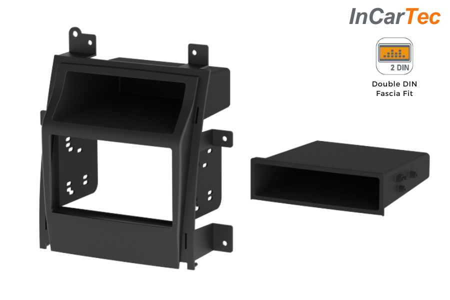 Cadillac Escalade 2007-2014 (GMT900) Single/ Double DIN car radio stereo fascia panel (MATT BLACK)