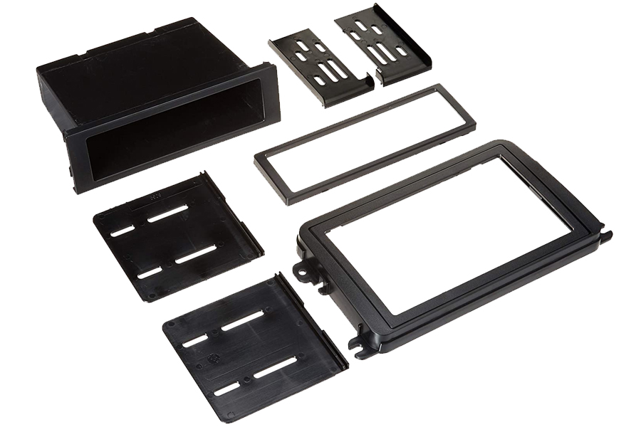 GM Multi-Fit 2006-2016 Single/Double DIN car radio fascia adapter panel (MATT BLACK)