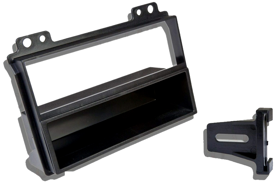 Ford Fiesta, Fusion Single/Double DIN car audio fascia adapter panel (MATT BLACK) 