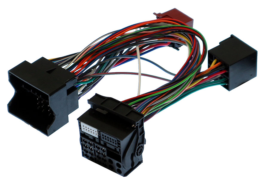 BMW Quadlock ISO cable with 24 wire extension