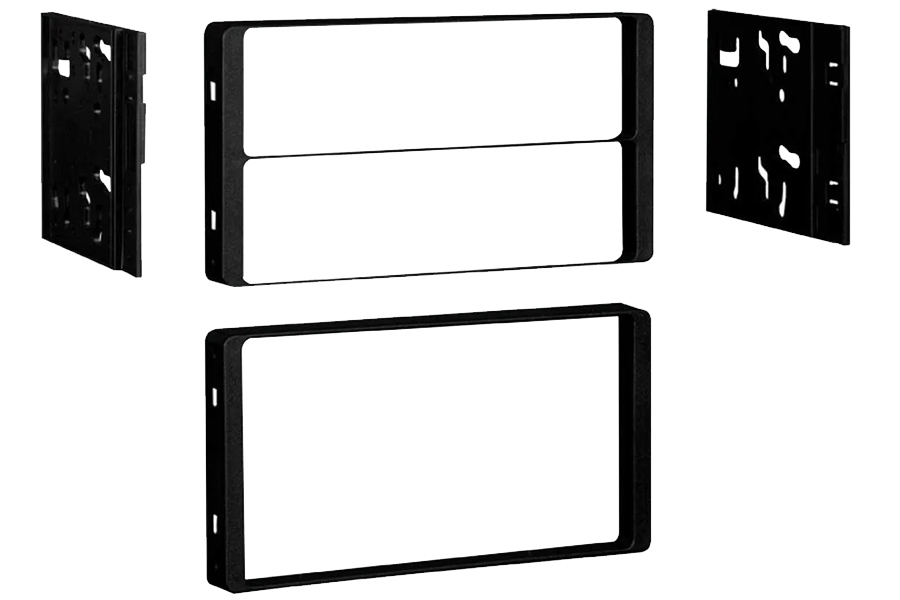 Ford Explorer 1995-2001 and Ford US Trucks Single/Double DIN car radio fascia adapter panel (BLACK)