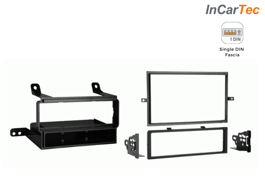 Nissan Navara (05-15) Pathfinder (05-13) Single DIN car audio stereo fascia adapter (STANDARD AUDIO)