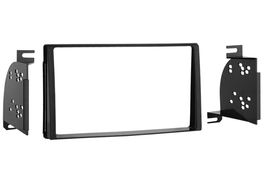Kia Magentis (2006-2010) Sedona (2006-2014) Double DIN car audio fascia adapter panel (MATT BLACK)