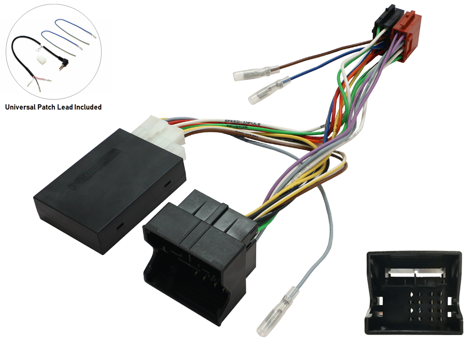 Mercedes C ,CLK, M, Vito  Audio 20/NTG2 steering wheel control interface (QUADLOCK CONNECTION)