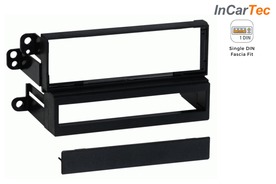 Toyota Camry, Celica, Supra Single DIN car audio stereo fascia adapter panel (MATT BLACK)