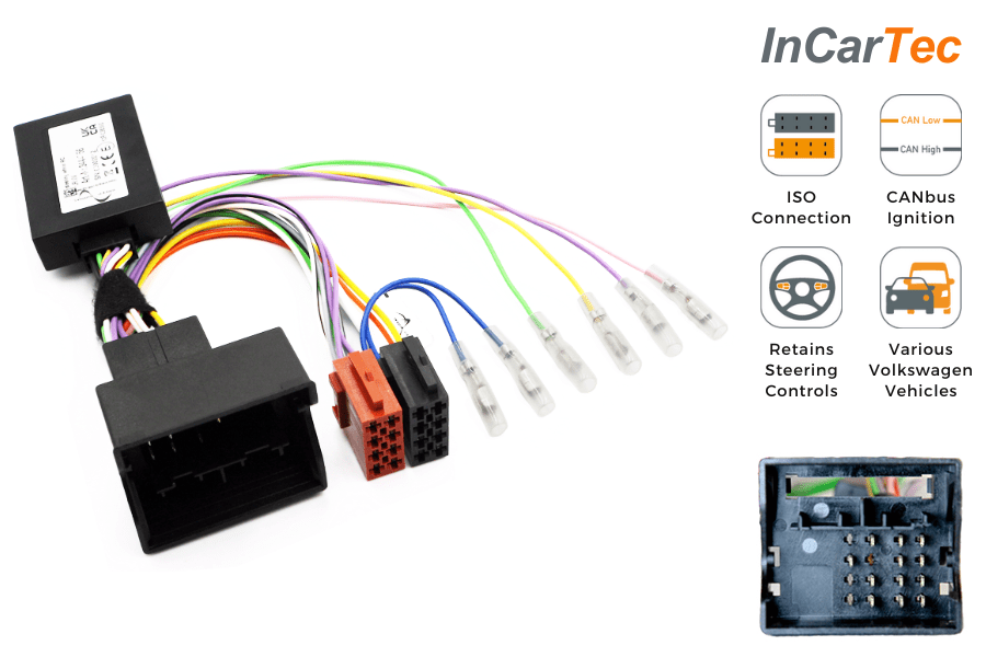 Steering control interfaces with ISO cables -Car Specific - InCarTec