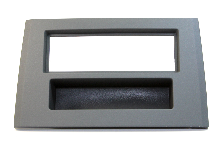 Volvo XC90 1st gen (2002-2014) Single DIN car audio fascia adapter panel (DARK GREY)
