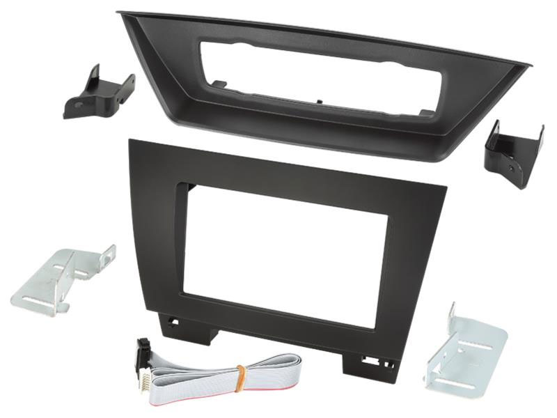 BMW X1 E84 Double DIN radio fascia adapter panel with climate control relocation