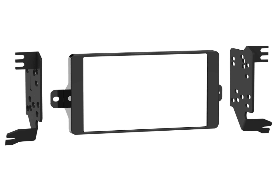Mitsubishi Eclipse Cross ES (2018-2020) Double DIN car radio fascia adapter panel (GLOSS BLACK)