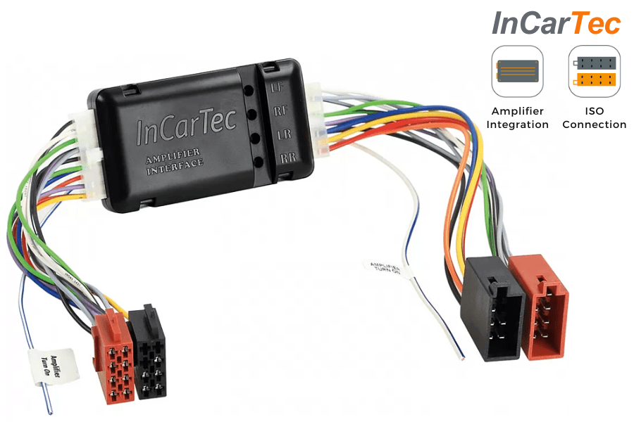 ISO to ISO amplifier integration interface (For cars with original amplifier)