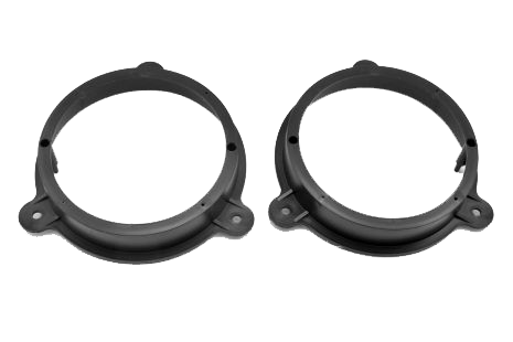 Renault 165mm front and rear door speaker adapter rings/panels 
