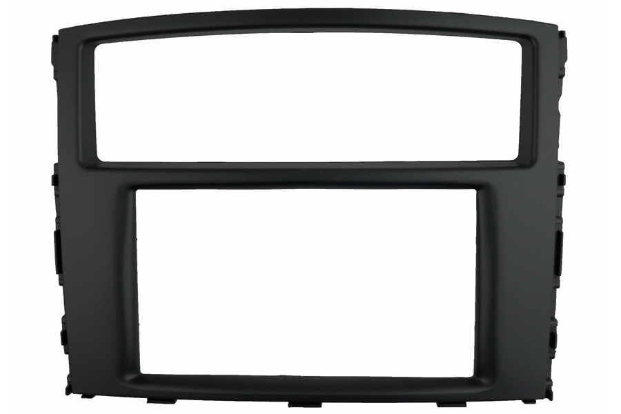 Mitsubishi Shogun (2007-2019) Double DIN car radio fascia adapter (MATT BLACK)