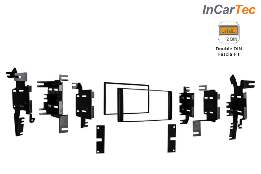 Nissan Juke (2010 - 2014) Double DIN car radio stereo fascia adapter panel (MATT BLACK)