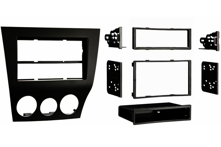 Mazda RX8 Facelift (2009-2011) Single/Double DIN car audio fascia panel kit (MATT BLACK) 