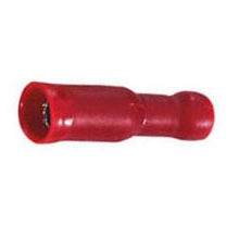 Red female bullet 4mm