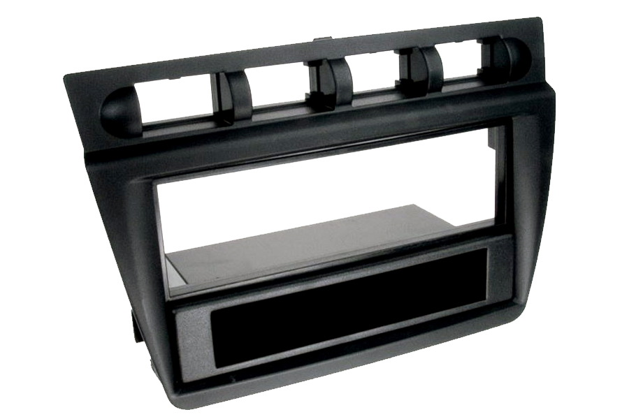 Kia Picanto (2006-2008) Single/Double DIN car audio fascia adapter panel (MATT BLACK)