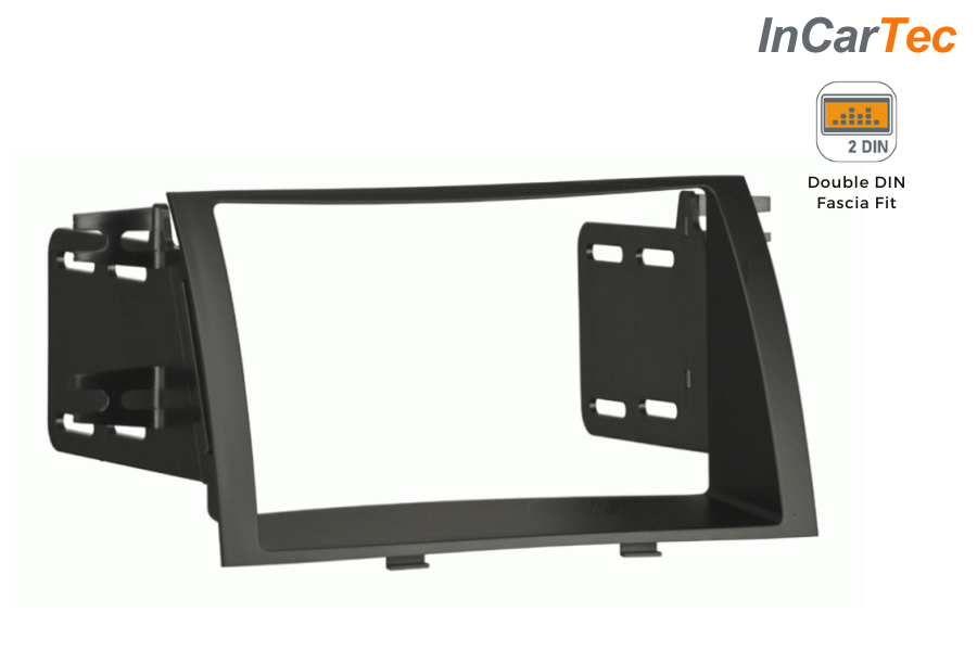 Kia Sorento (2010-2013) Double DIN car stereo fascia adapter panel (MATT BLACK)