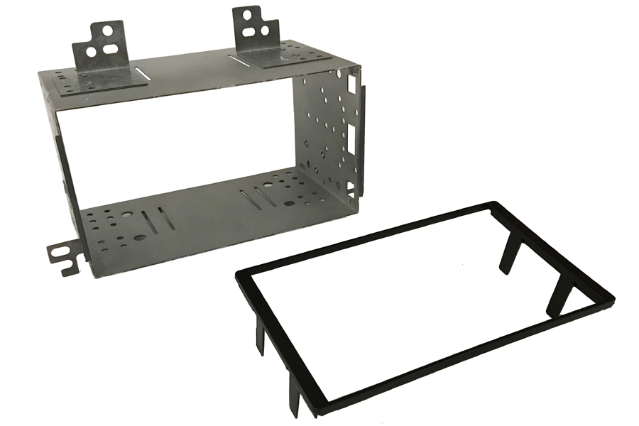 Kia Sorento (2006-2009) Kia Rio (2005-2011) Double DIN car radio fascia (MATT BLACK)