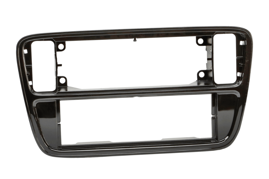 VW UP, Seat Mii, Skoda Citigo Single DIN car audio fascia adapter panel (Gloss Black)