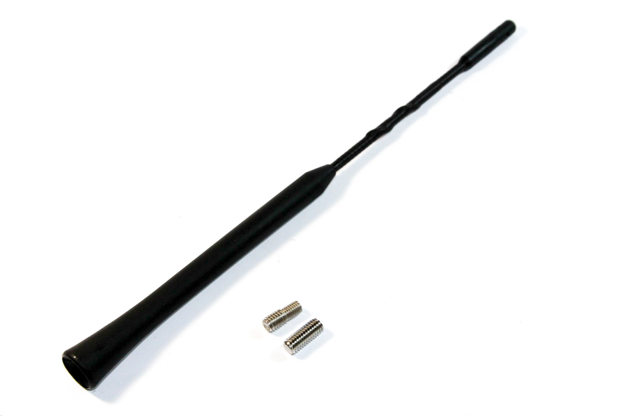 Universal 23cm replacement anti noise car roof aerial/ antenna/ mast (With M5/ M6 Studs)