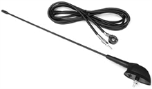 Universal replacement AM/FM car roof mount aerial/ antenna/ mast (Oval base)