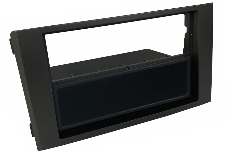Iveco Daily (2007-2014) Single/Double DIN car audio fascia with removable pocket (MATT BLACK)