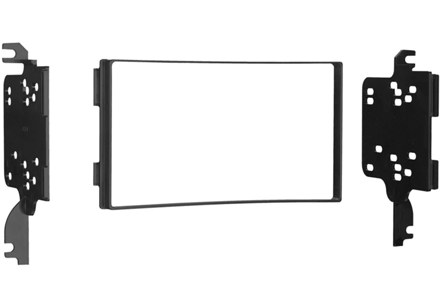 Hyundai Tucson (2005 2009) Double DIN car radio fascia adapter (MATT BLACK)