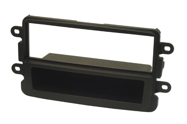 Dacia/ Renault Single DIN car audio fascia adapter panel (MATT BLACK)
