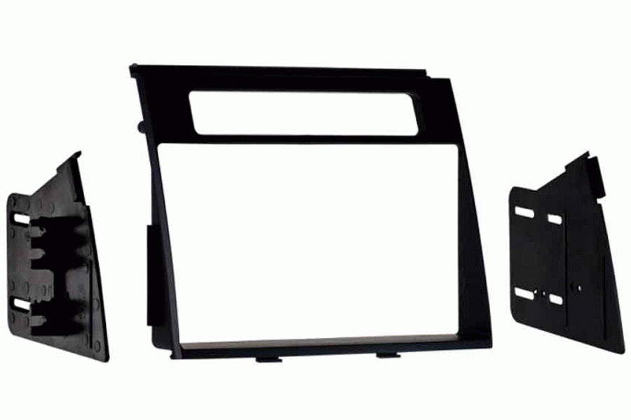 Kia Soul 1st Gen (2012-2014) Double DIN car audio stereo fascia adapter panel (MATT BLACK)