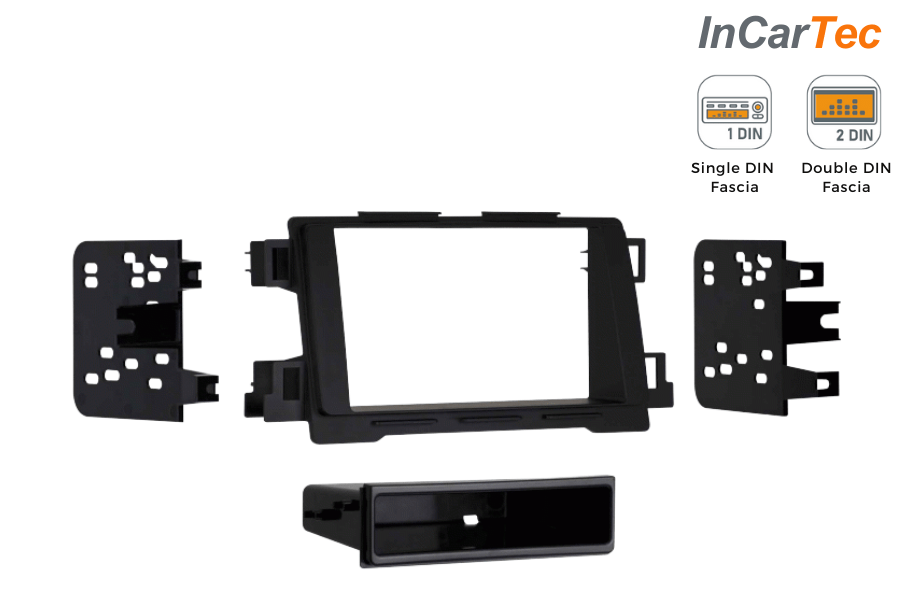 Mazda CX5 (2013-2017), Mazda 6 (2012 Onwards) Single/Double DIN car audio stereo fascia