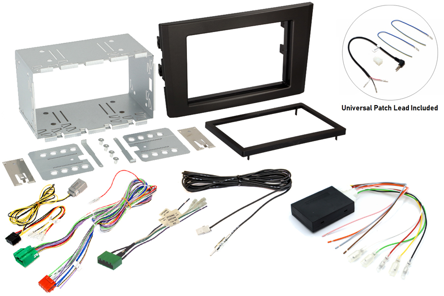 Volvo XC90 (2002-2014) Double DIN stereo upgrade fitting kit (Without Parking sensors)