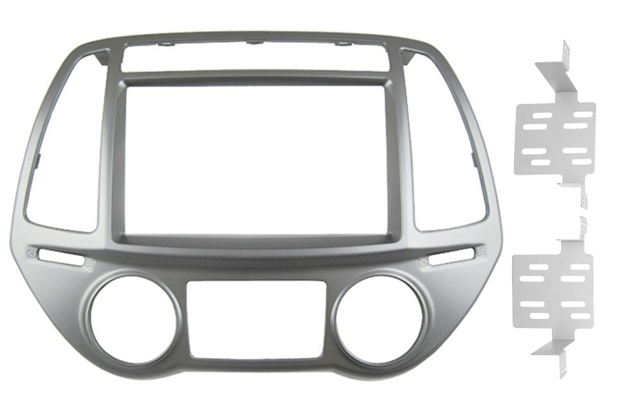 Hyundai i20 (2012 - 2014) Double DIN car audio fascia adapter (AUTOMATIC AIR CON CONTROLS)