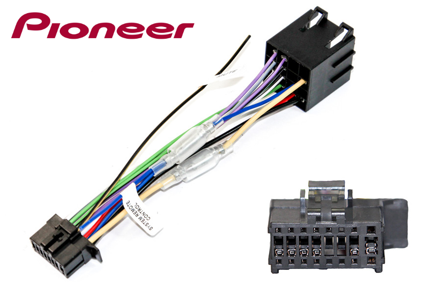 Pioneer (16 Pin) ISO Head Unit Replacement Car Stereo Wiring Harness (DEH-Series)