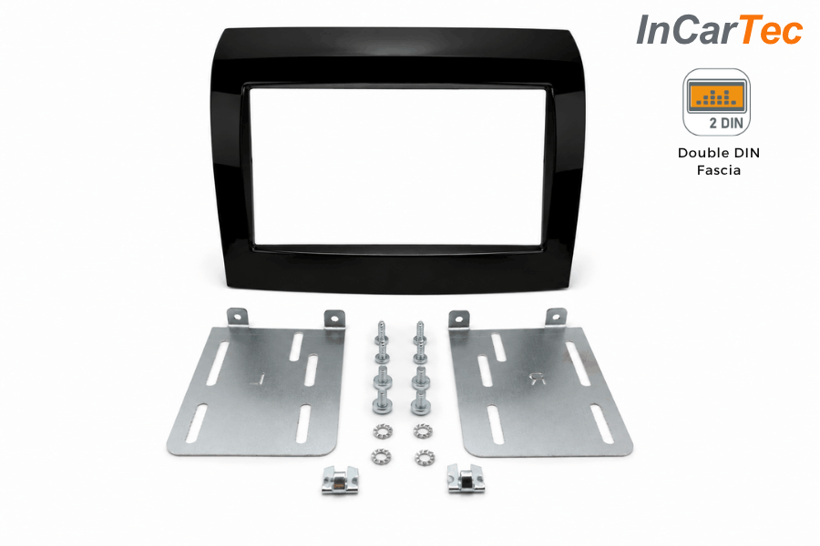 Fiat Ducato X290, Citroën Relay and Peugeot Boxer Double DIN Fascia (Gloss Black)