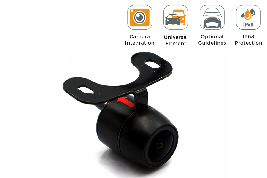 Universal car/ vehicle reverse view butterfly camera with adjustable bracket (NTSC)