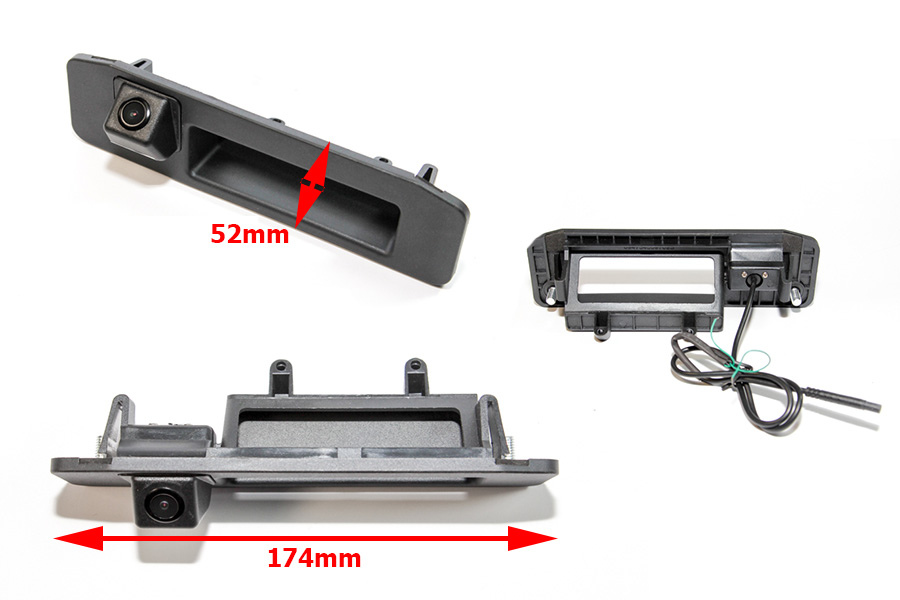 Mercedes GLK X166 (2013 Onwards) reverse view tailgate handle camera (NTSC)