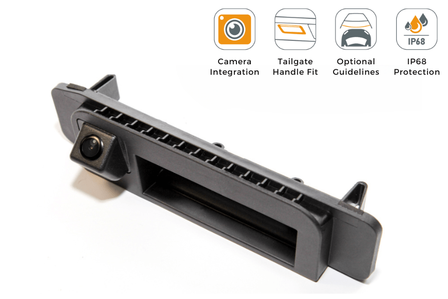 Mercedes C-Class, SLK-Class (2015-2020) Tailgate handle rear view camera (NTSC)