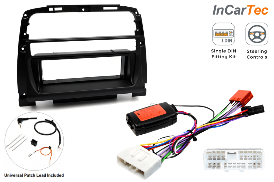 Jaguar XK8/ XKR (1996-1999) Single DIN car stereo upgrade fitting kit (STANDARD AUDIO)