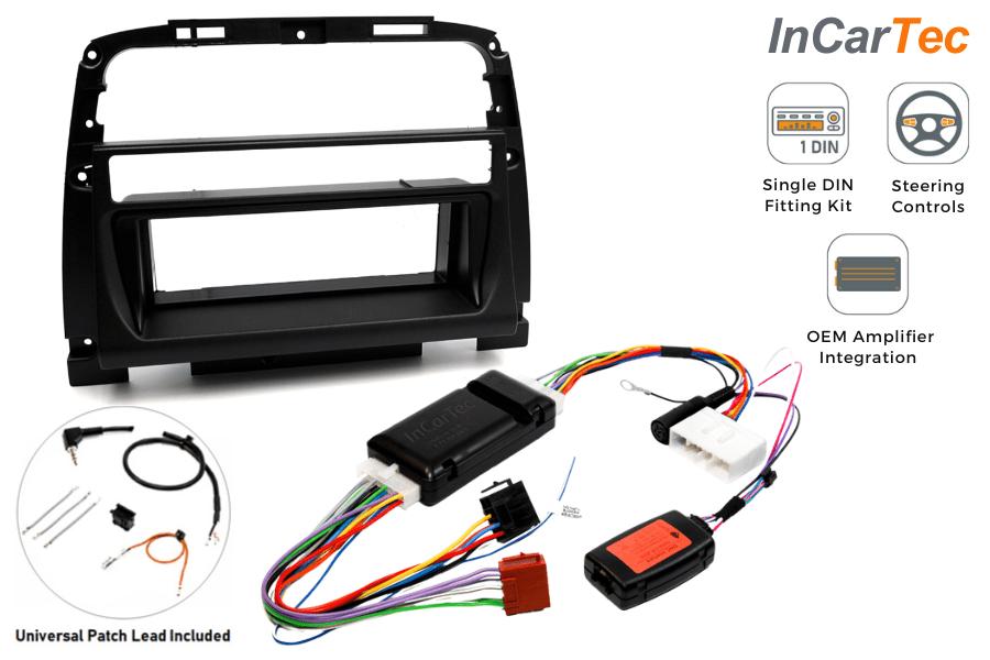 Jaguar XK8/ XKR (1996-1999) Single DIN car stereo upgrade fitting kit (PREMIUM AUDIO)